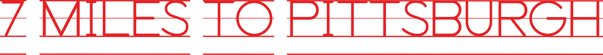 7 Miles to Pittsburgh logo
